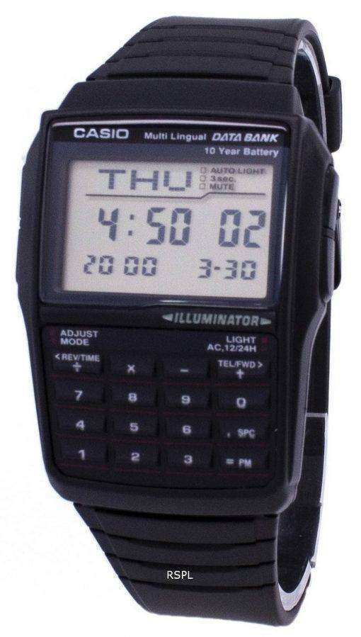 Casio Digital Data Bank 5 Alarm Multi-Lingual DBC-32-1ADF DBC-32-1A Mens Watch
