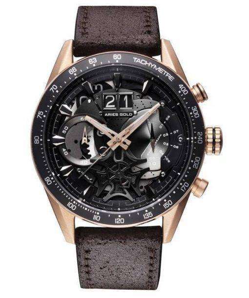 Aries Gold Inspire Jolter Quartz G 7008 RG-BK Men's Watch