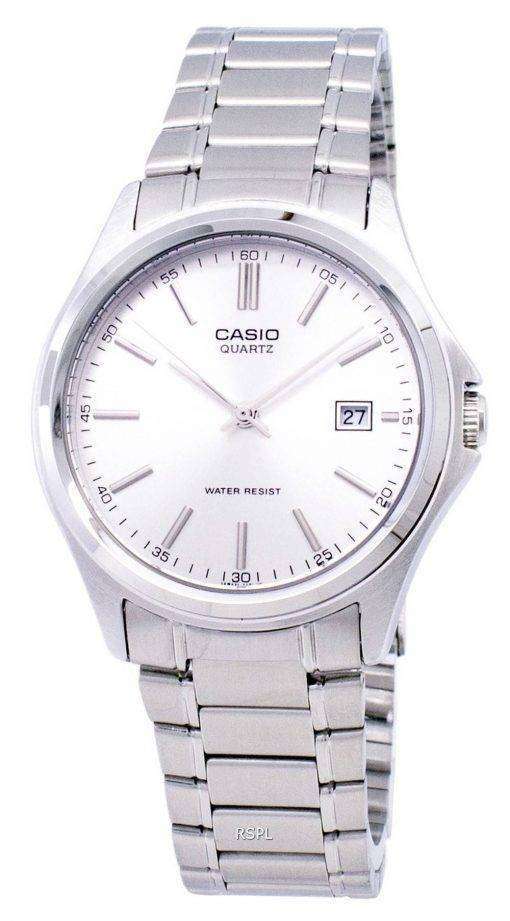 Casio Quartz Analog Stainless Steel Silver Dial MTP-1183A-7ADF MTP-1183A-7A Mens Watch
