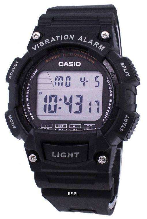 Casio Youth Super Illuminator Vibration Alarm Digital W736H-1AV W-736H-1AV Men's Watch