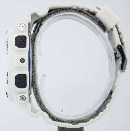Casio G-Shock World Time White Analog Digital GA-100B-7A Mens Watch