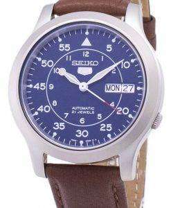 Seiko 5 Military SNK807K2-SS5 Automatic Brown Leather Strap Men's Watch