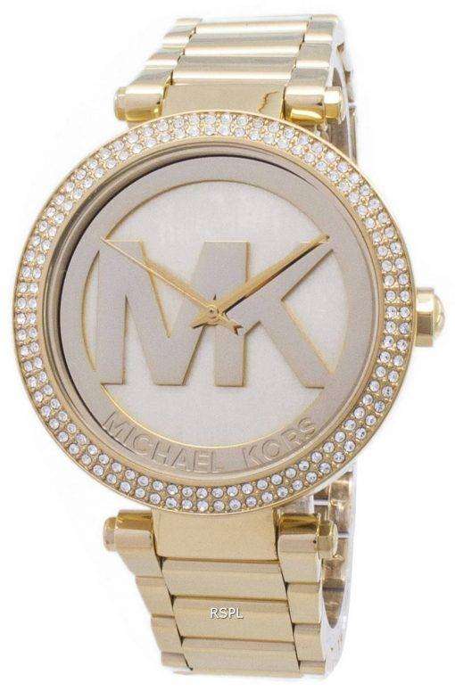 Michael Kors Parker Crystals MK Logo MK5784 Womens Watch
