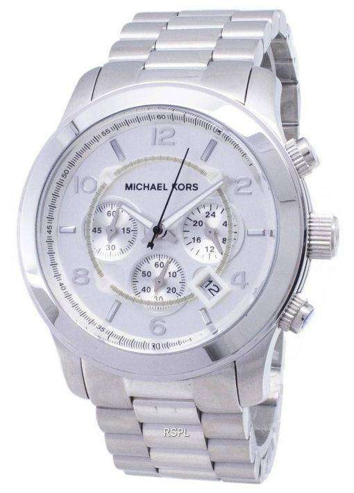 Michael Kors Silver Runway MK8086 Mens Watch