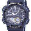 Casio Telememo 30 World Time Alarm Analog Digital AEQ-110W-2AV AEQ110W-2AV Men's Watch