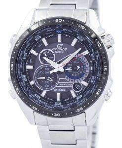 Casio Edifice Tough Solar Chronograph World Time EQS-500DB-1A1 EQS500DB-1A1 Men's Watch