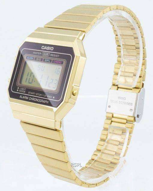 Casio Youth Vintage A700WG-9A Alarm Chronograph Quartz Men's Watch