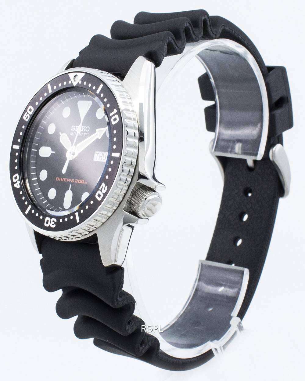 Refurbished Seiko Automatic SKX013 SKX013K1 SKX013K Analog Diver's 200M  Men's Watch 