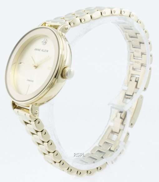 Anne Klein 3386CHGB Diamond Accents Quartz Women's Watch
