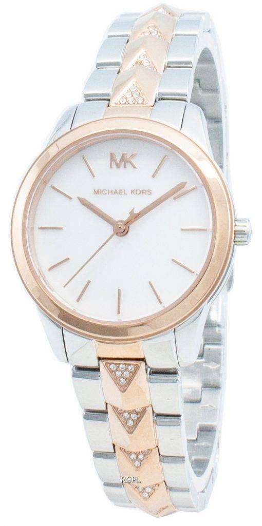 Michael Kors Runway Mercer MK6717 Diamond Accents Quartz Women's Watch