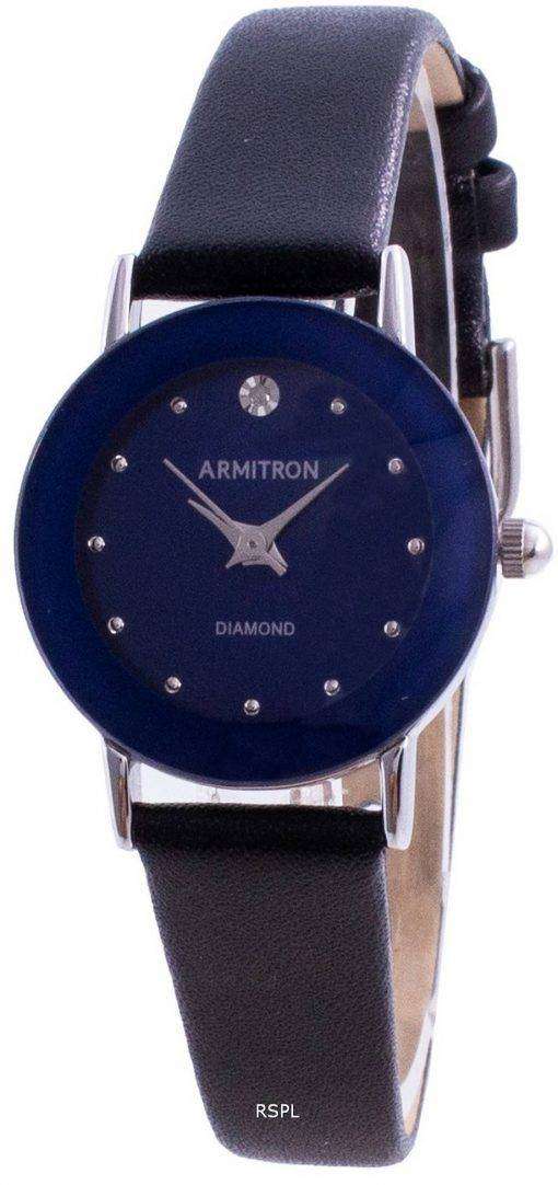 Armitron 752447BLSVBK Quartz Diamond Accents Women's Watch