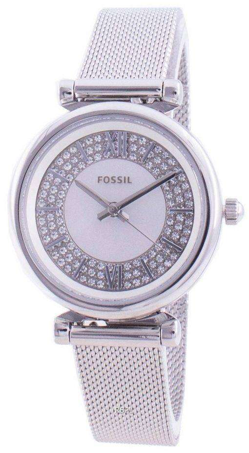 Fossil Carlie Mini ES4837 Quartz Diamond Accents Women's Watch