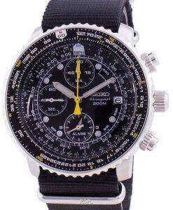 Seiko Pilot's Flight SNA411P1-VAR-NATO4 Quartz Chronograph 200M Men's Watch