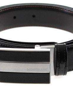 Montblanc 112962 Meisterstuck Reversible Black/Brown Men's Leather Belt