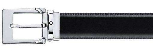 Montblanc-Lea 9774 Men's Reversible Black/Brown Leather Belt