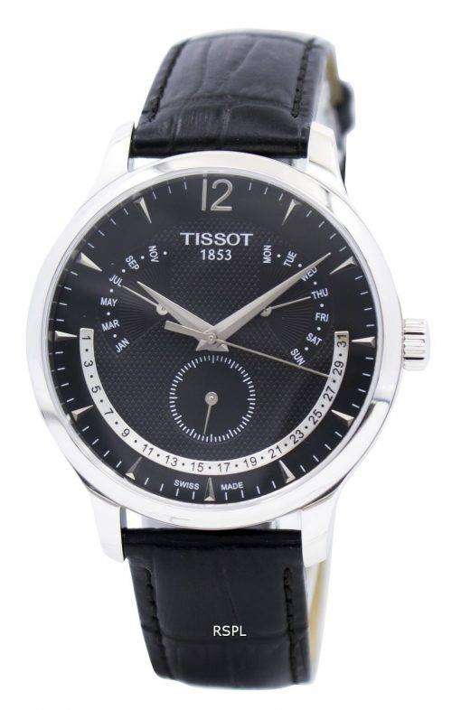 Tissot Tradition Perpetual Calender T063.637.16.057.00 T0636371605700 Men's Watch