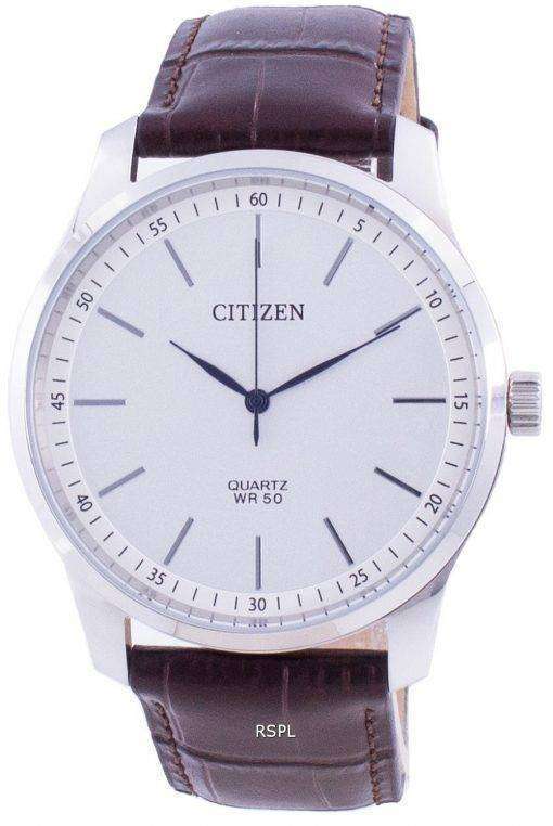 Citizen White Dial Calf Leather Quartz BH5000-08A Men's Watch