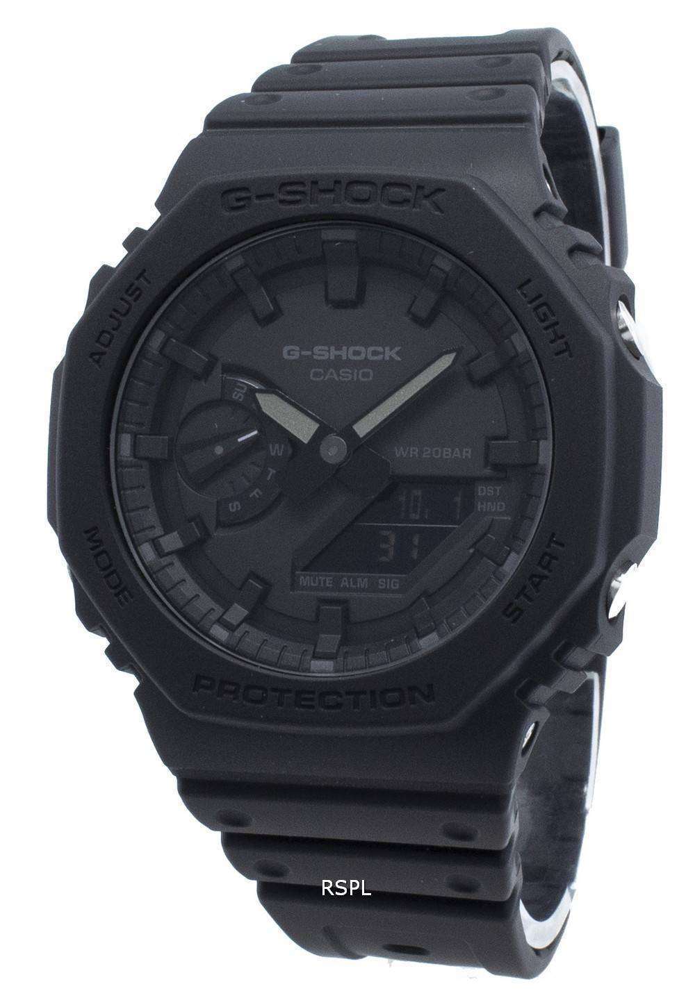 Casio G-Shock GA-2100-1A1 GA2100-1A1 World Time Quartz Men's Watch ...