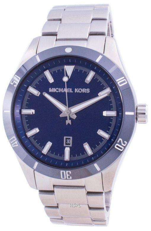 Michael Kors Layton Blue Dial Stainless Steel Quartz MK8815 Men's Watch