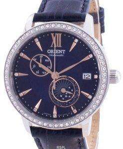 Orient Sun  Moon Phase Diamond Accents Automatic Japan Made RA-AK0006L00C Womens Watch
