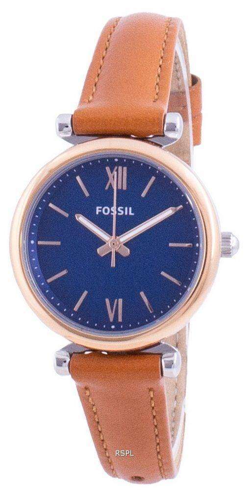 Fossil Carlie Mini Blue Dial Quartz ES4701 Women's Watch