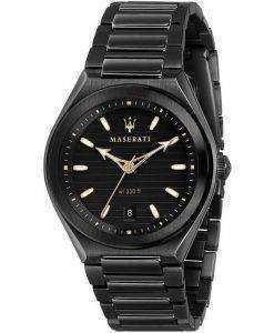 Maserati Triconic Black Dial Quartz R8853139004 100M Mens Watch