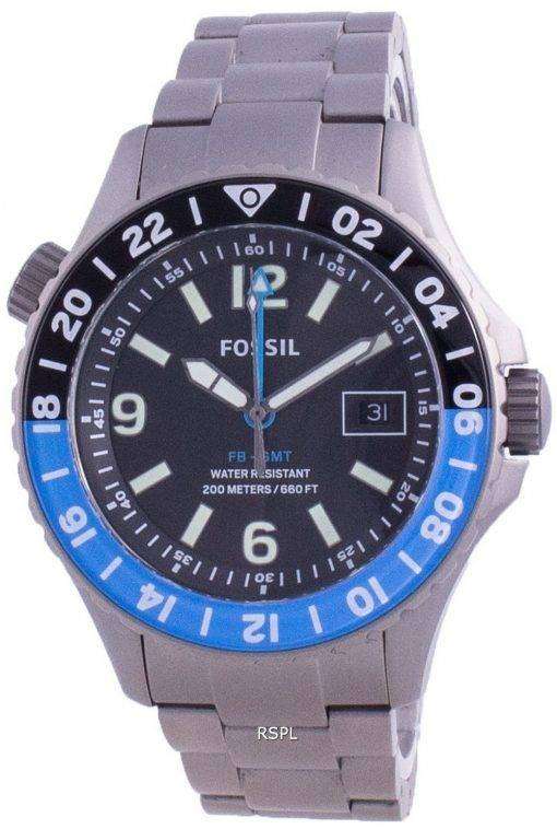Fossil FB-GMT Curator Titanium Limited Edition Quartz LE1100 200M Mens Watch