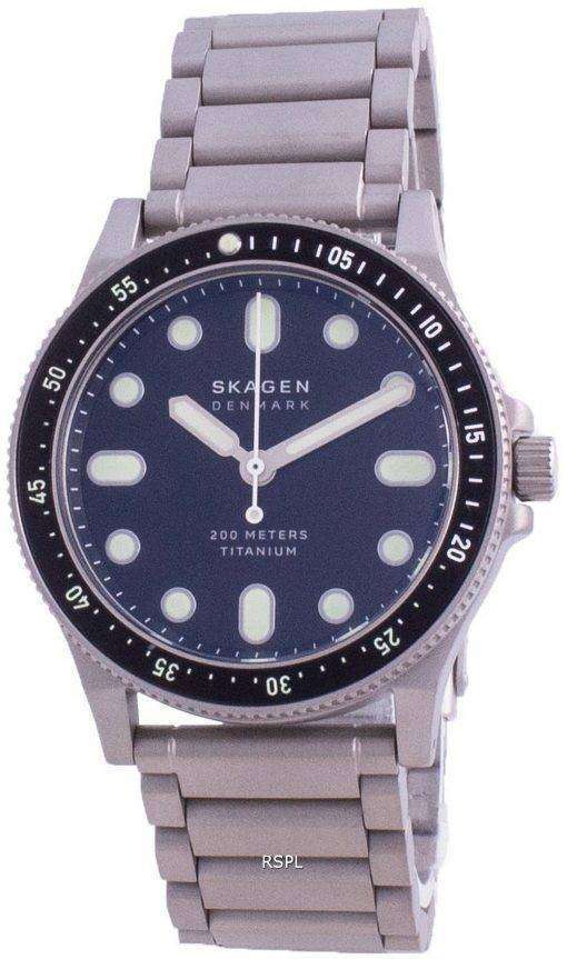 Skagen Fisk Titanium Limited Edition Quartz SKW6671 200M Mens Watch