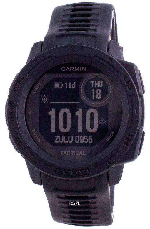 Garmin Instinct Solar Tactical Edition Black Silicone Band 010-02293-03 Multisport Watch