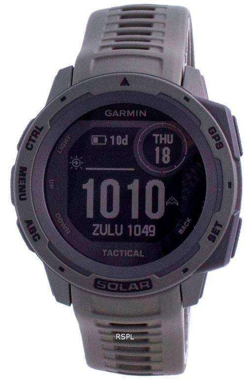 Garmin Instinct Solar Tactical Edition Green Silicone Band 010-02293-04 Multisport Watch