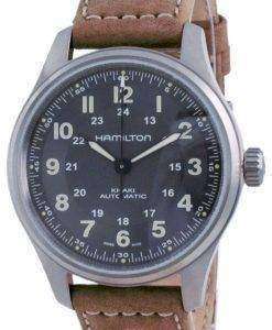 Hamilton Khaki Field Automatic Titanium Black Dial H70545550 100M Men's Watch
