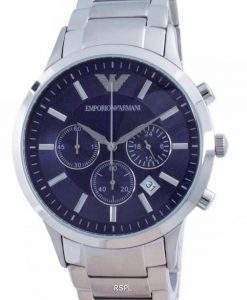 Emporio Armani Renato Classic Chronograph Blue Dial Quartz AR2448 Men's Watch
