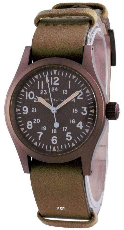 Hamilton Khaki Field Brown Dial Mechanical H69449861 Men's Watch