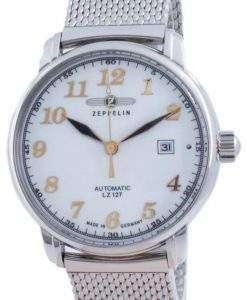 Zeppelin LZ127 Graf White Dial Automatic 7656M-1 7656M1 Men's Watch