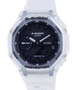 Casio G-Shock Skeleton Transparent Diver's Analog Digital Quartz GA-2100SKE-7A GA2100SKE-7 200M Men's Watch
