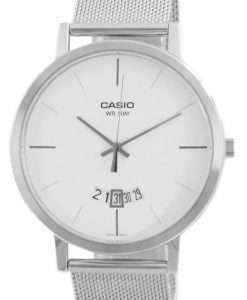 Casio Classic Analog Stainless Steel Mesh Quartz MTP-B100M-7E MTPB100M-7E Men's Watch