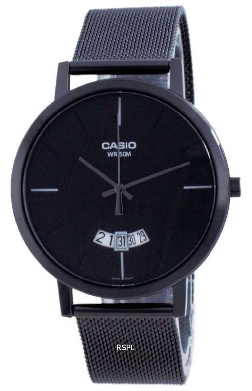 Casio Classic Analog Stainless Steel Mesh Quartz MTP-B100MB-1E MTPB100MB-1E Men's Watch