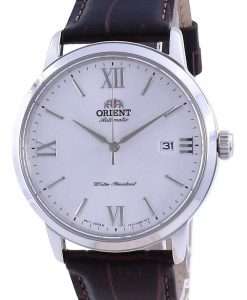 Orient Contemporary White Dial Leather Automatic RA-AC0F12S10B Men's Watch