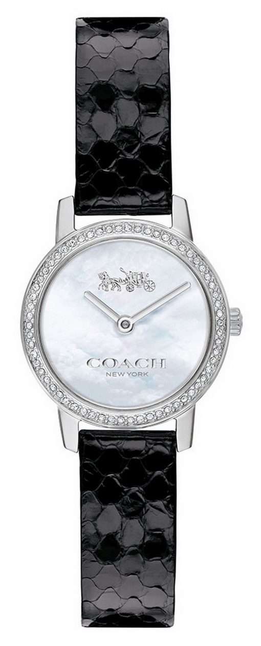 Coach Audrey Mother Of Pearl Dial Leather Strap Quartz 14503361 Womens Watch