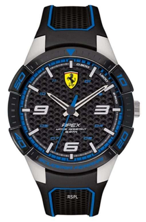 Ferrari Scuderia Apex Silicon Band Quartz 0830632 Mens Watch