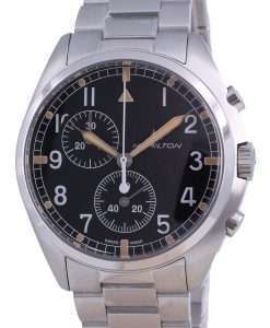 Hamilton Khaki Aviation Pilot Pioneer Chronograph Quartz H76522131 100M Mens Watch