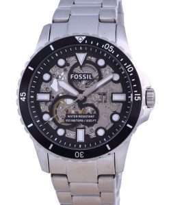 Fossil FB-01 Black Dial Open Heart Automatic ME3190 100M Mens Watch