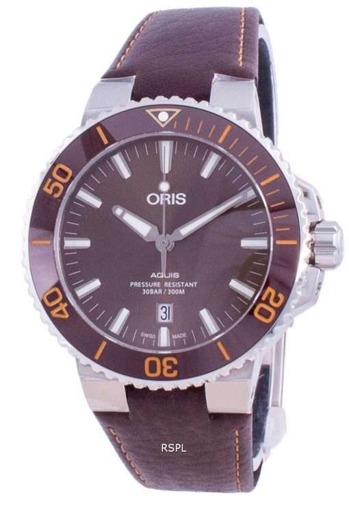 Oris Aquis Date Automatic Divers 01-733-7730-4152-07-5-24-12EB 300M Mens Watch