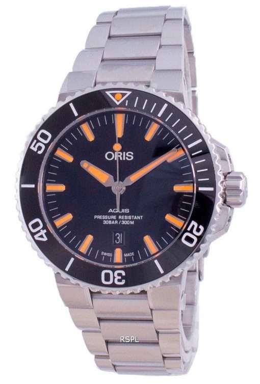 Oris Aquis Date Automatic Divers 01-733-7730-4159-07-8-24-05PEB 300M Mens Watch