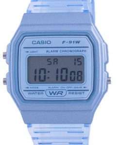 Casio Youth Blue Resin Digital F-91WS-2 F91WS-2 Unisex Watch
