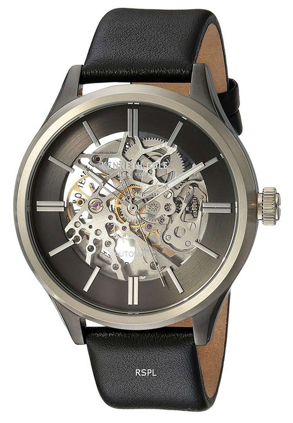 Kenneth Cole Skeleton Brown Dial Automatic KC15171004 Mens Watch
