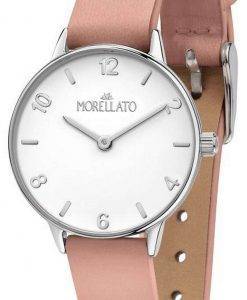 Morellato Ninfa White Dial Leather Strap Quartz R0151141530 Womens Watch