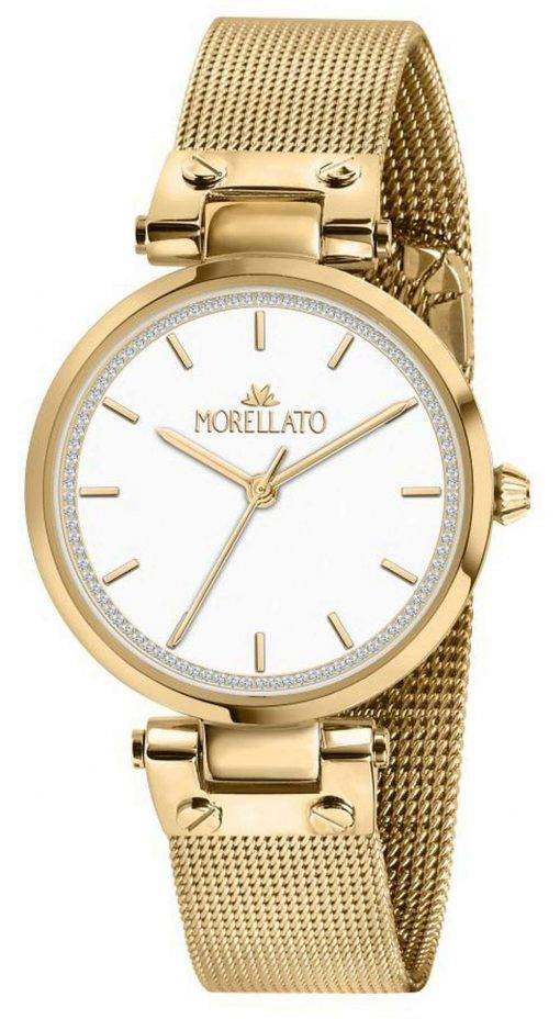 Morellato Shine White Dial Gold Tone Stainless Steel Quartz R0153162503 Womens Watch