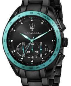Maserati Aqua Edition Chronograph Black Dial Quartz R8873644002 100M Mens Watch
