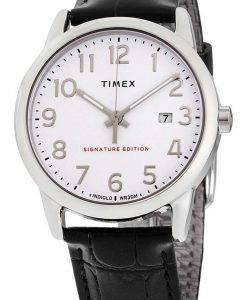 Timex Easy Reader Signature Edition Leather Strap Quartz TW2R64900 Mens Watch